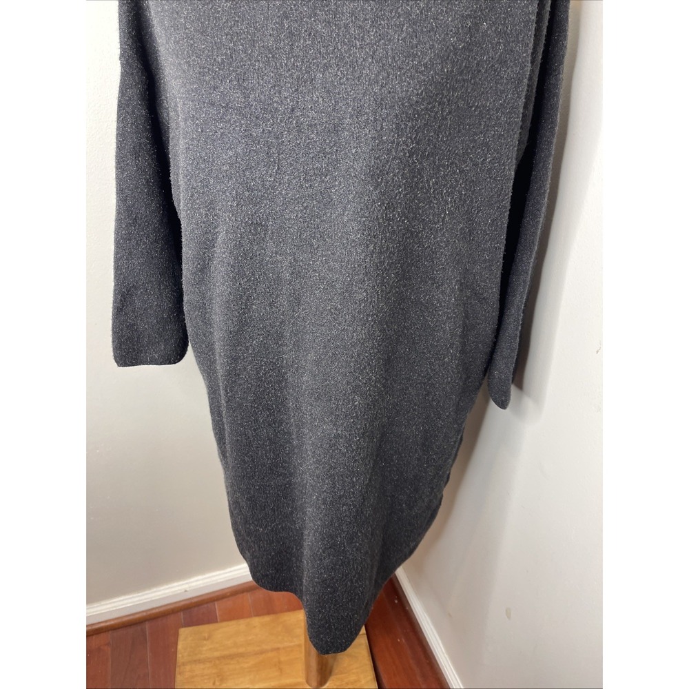 Tuckernuck Pomander Place Black‎ Sparkle Turtleneck Sweater Dress Large L - Picture 7 of 9